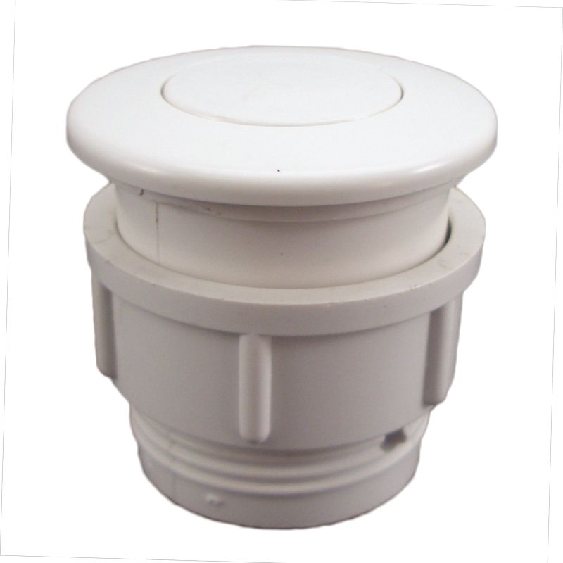 Air Button Waterway Flush Mount White